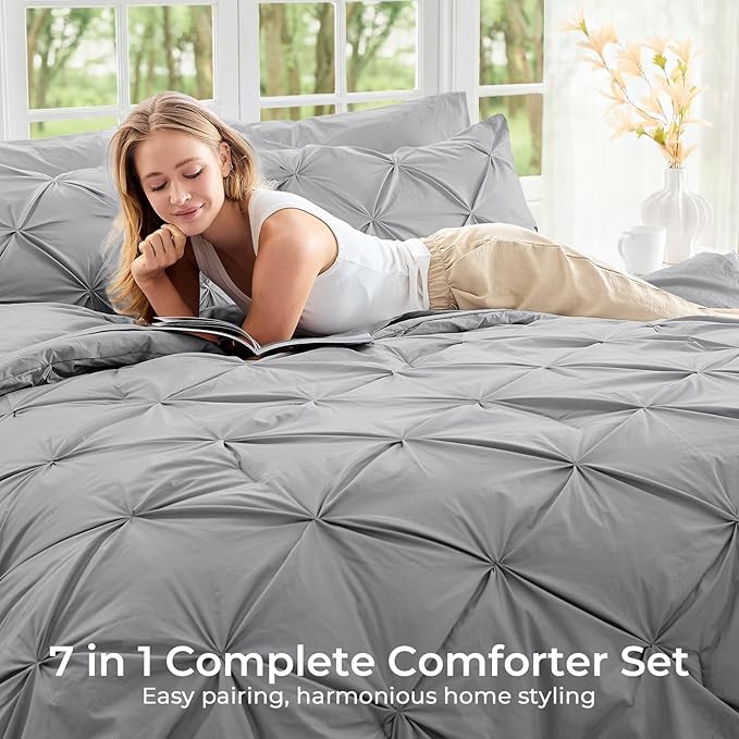 Comforter Set - King - 7 Piece