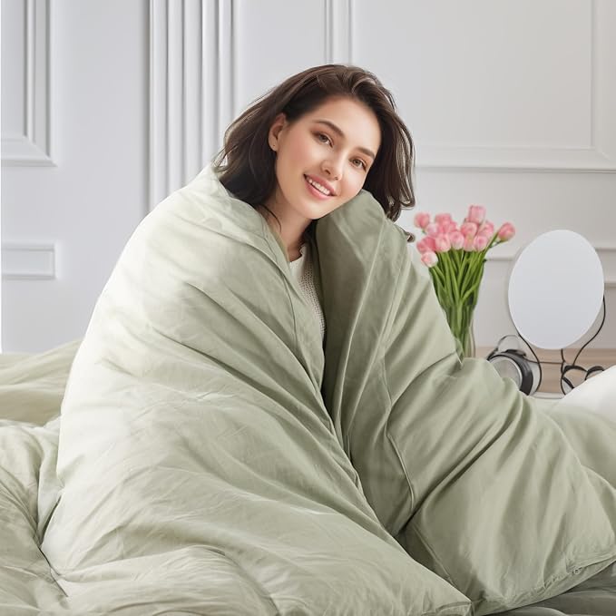 Linen Duvet Cover Set - King - 3 Piece