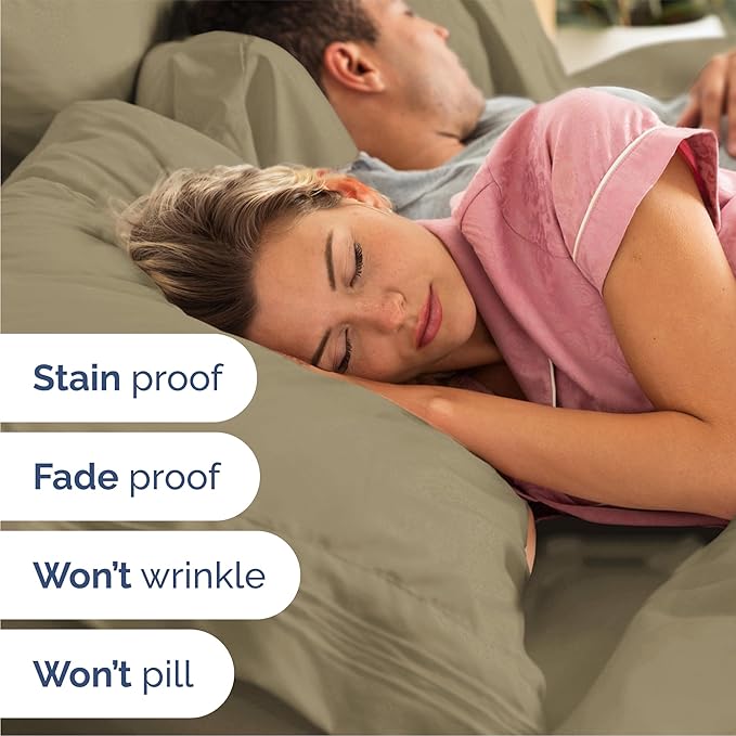 Cooling Bed Sheet Set - Queen - 4 Piece