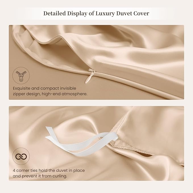 Mulberry Silk Duvet Cover - Twin