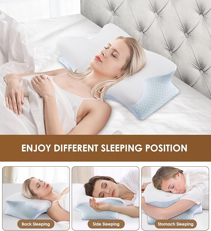 Memory Foam Cooling Bed Pillow