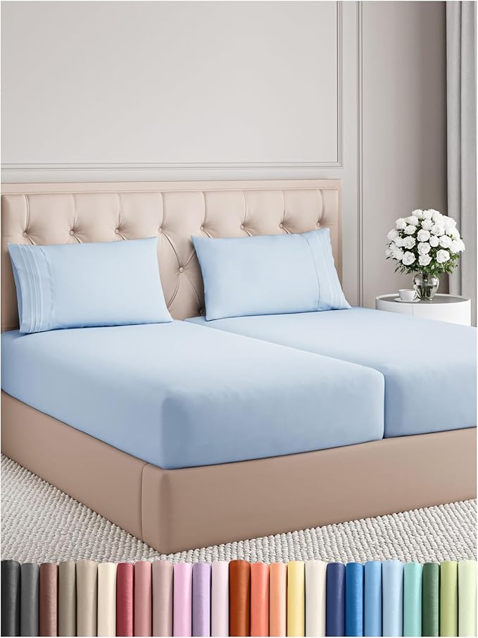 Cooling Bed Sheet Set - Split King - 5 Piece