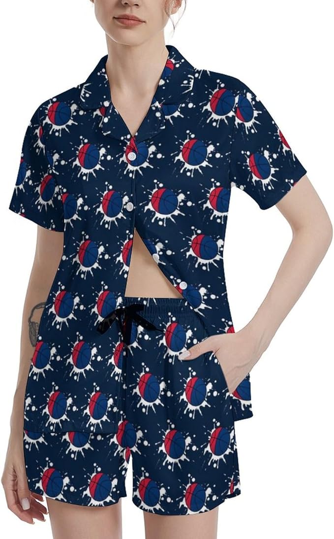 Women's Pajama Set - Short Sleeve - 2 Piece