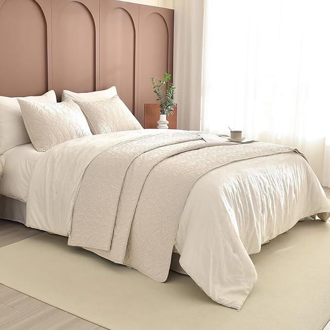 100% Cotton Bedding Set - Queen - 3 Piece