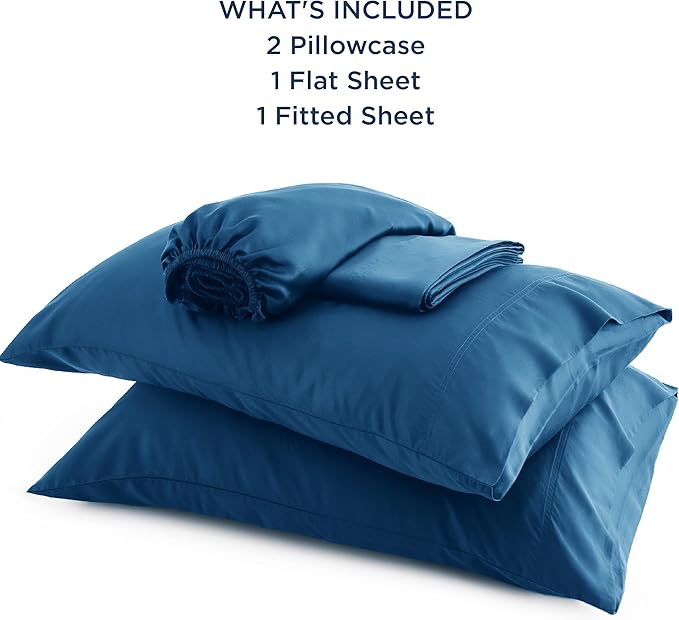 Bamboo Cooling Bed Sheet Set - Queen