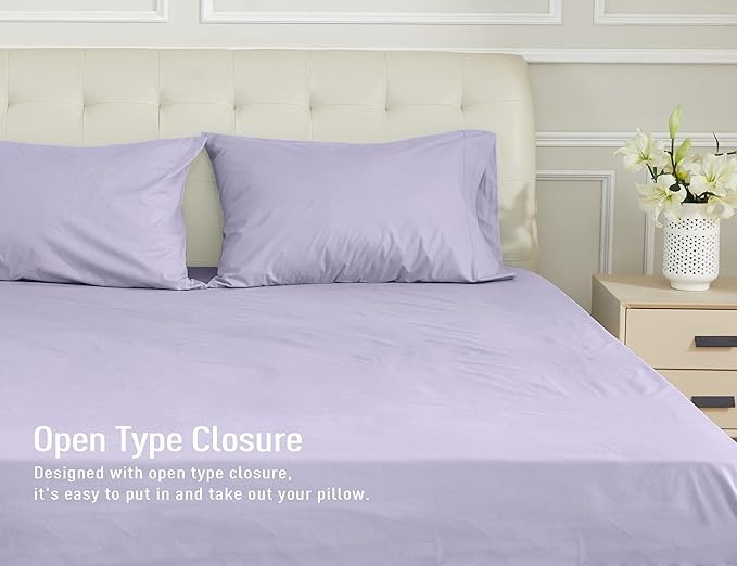 100% Cotton Pillowcase Set - Queen - 20 x 30 in - 2 Piece