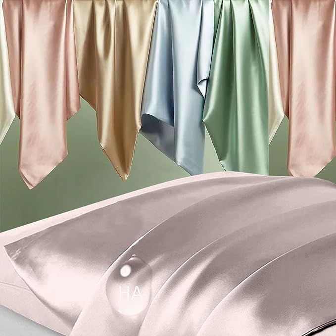 Mulberry Silk Pillowcase Set - Standard - 2 Pack - 2 Piece