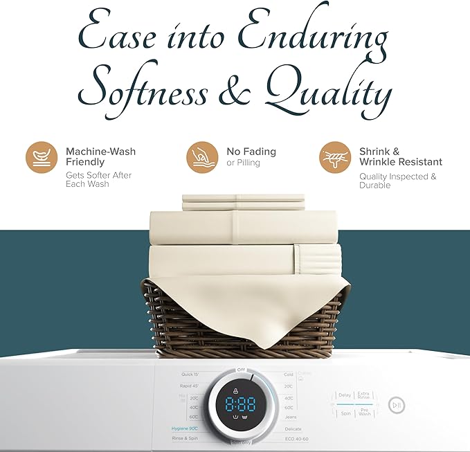 Linen Cooling Pillowcase Set - King - 2 Piece