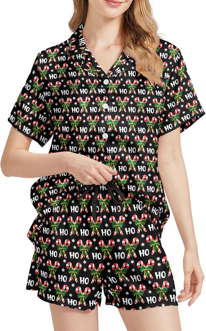 Women's Pajama Set - Short Sleeve - 2 Piece