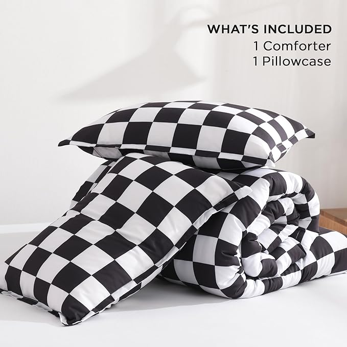 Microfiber Comforter Set - Twin - 66 x 90 in - 2 Piece