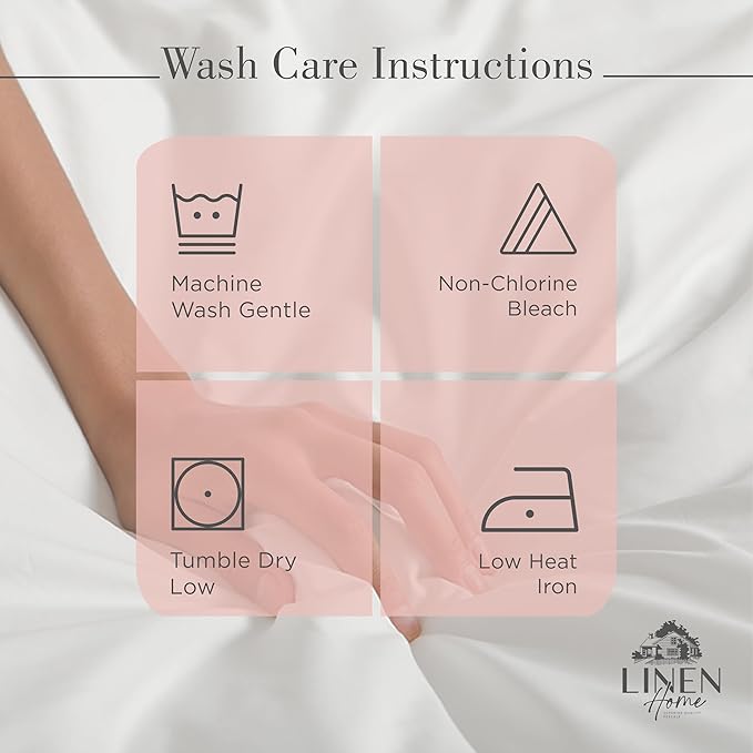 100% Cotton Bed Sheet Set - Twin - 3 Piece