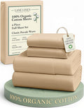 Linen Cooling Bed Sheet Set - Full - 4 Piece