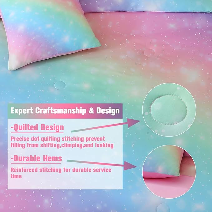 Microfiber Comforter Set - Twin - 6 Piece