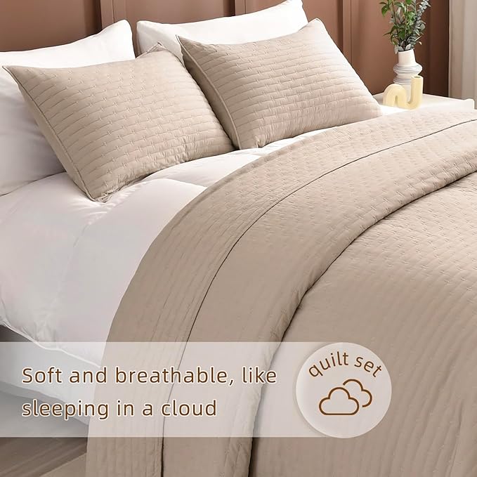 Linen Bedding Set - California King - 3 Piece