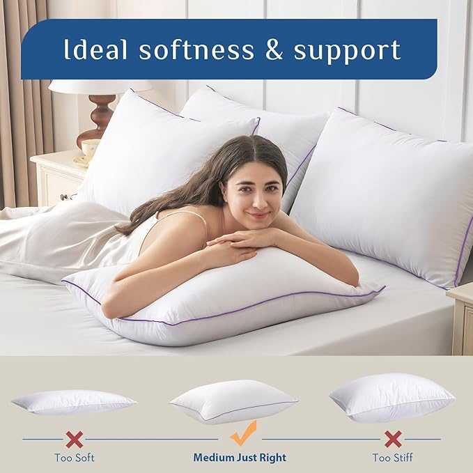 Down Alternative Bed Pillow - Full - 2 Piece