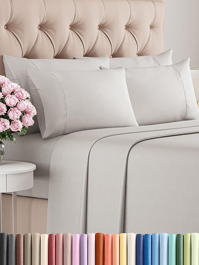 Cooling Bed Sheet Set - Queen - 6 Piece