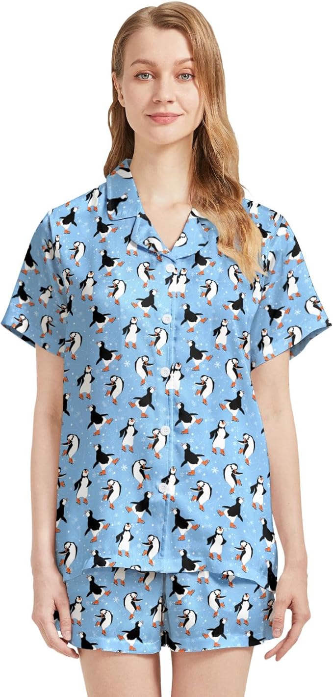Women's Pajama Set - Short Sleeve - 2 Piece