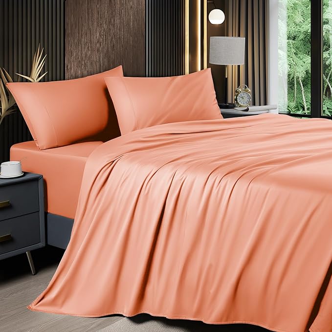 Bamboo Cooling Bed Sheet Set - Full - 4 Piece
