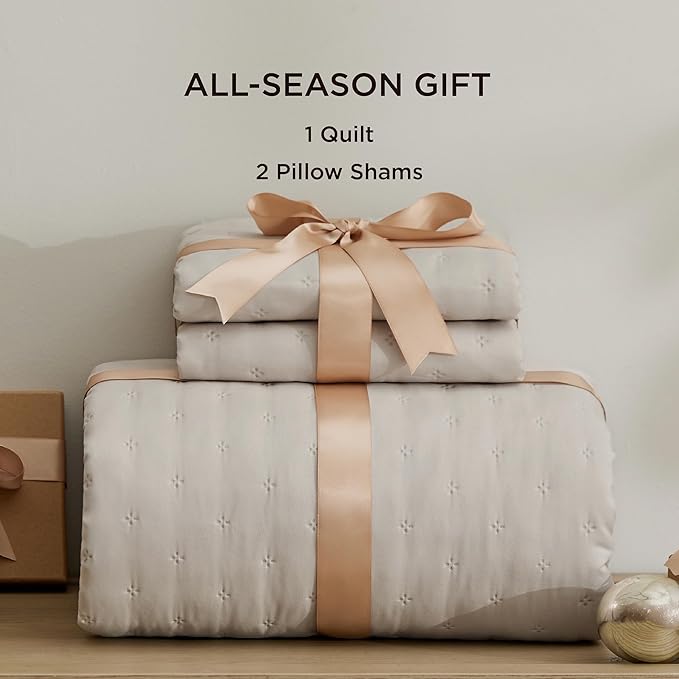 Linen Quilt - California King - 111 x 106 in