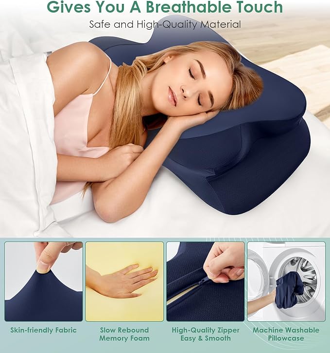 Memory Foam Cooling Bed Pillow