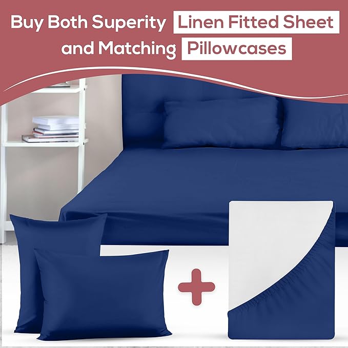 Linen Pillowcase Set - King - 2 Pack - 2 Piece