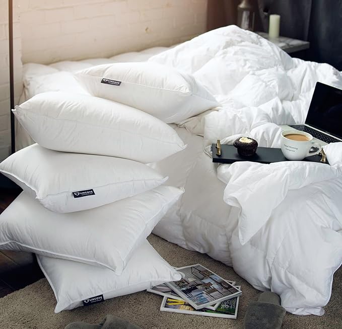 100% Cotton Hypoallergenic Bed Pillow - Queen