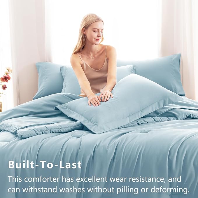 Down Alternative Comforter Set - Full - 7 Piece