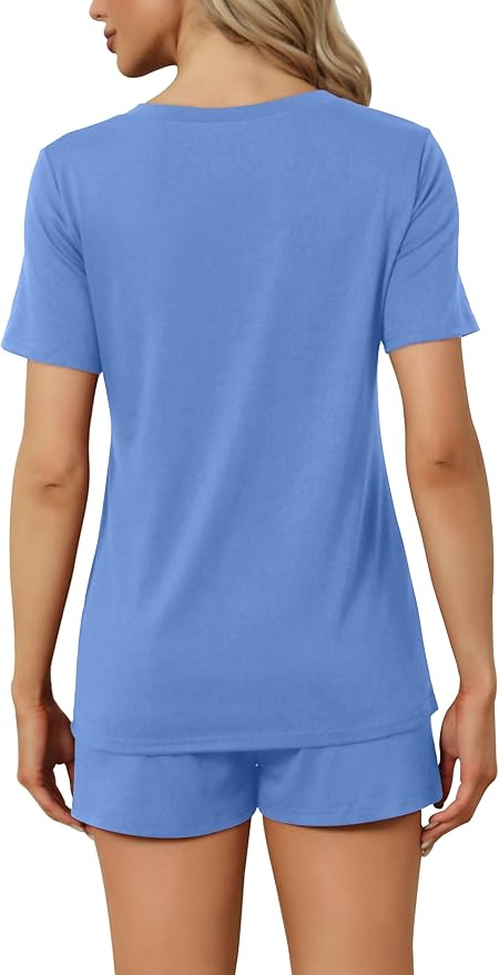 Women's Pajama Set - Short Sleeve - 2 Piece