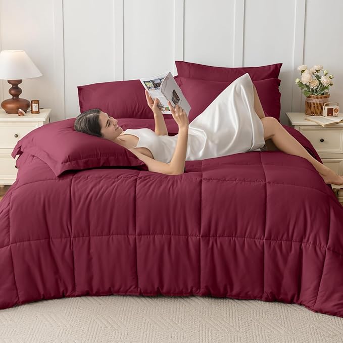 Down Alternative Comforter Set - California King - 7 Piece