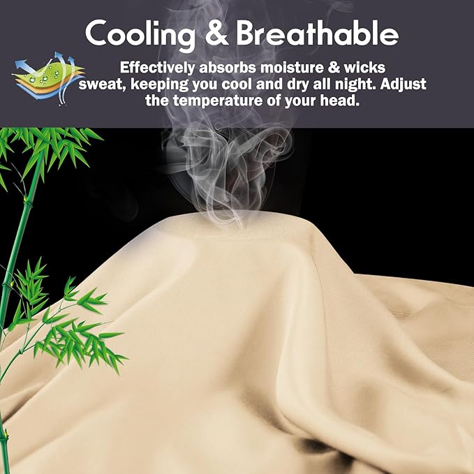 Bamboo Cooling Pillowcase Set - Standard - 2 Pack