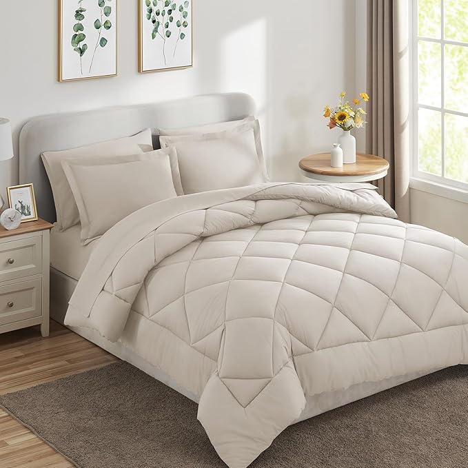 Down Alternative Comforter Set - King - 7 Piece