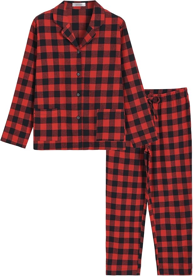 Women's Flannel Pajama Set - 2 Piece