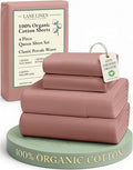 Linen Cooling Bed Sheet Set - Queen - 4 Piece