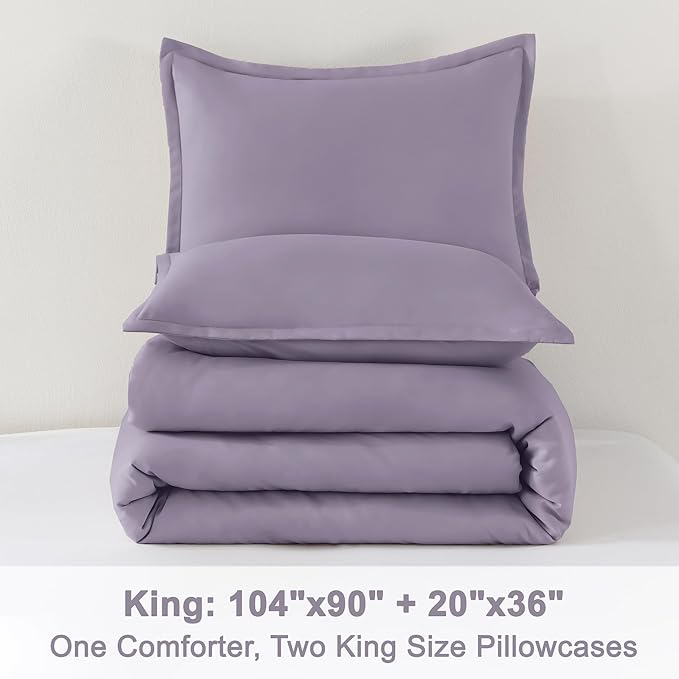 Comforter Set - King - 104 x 90 in - 3 Piece