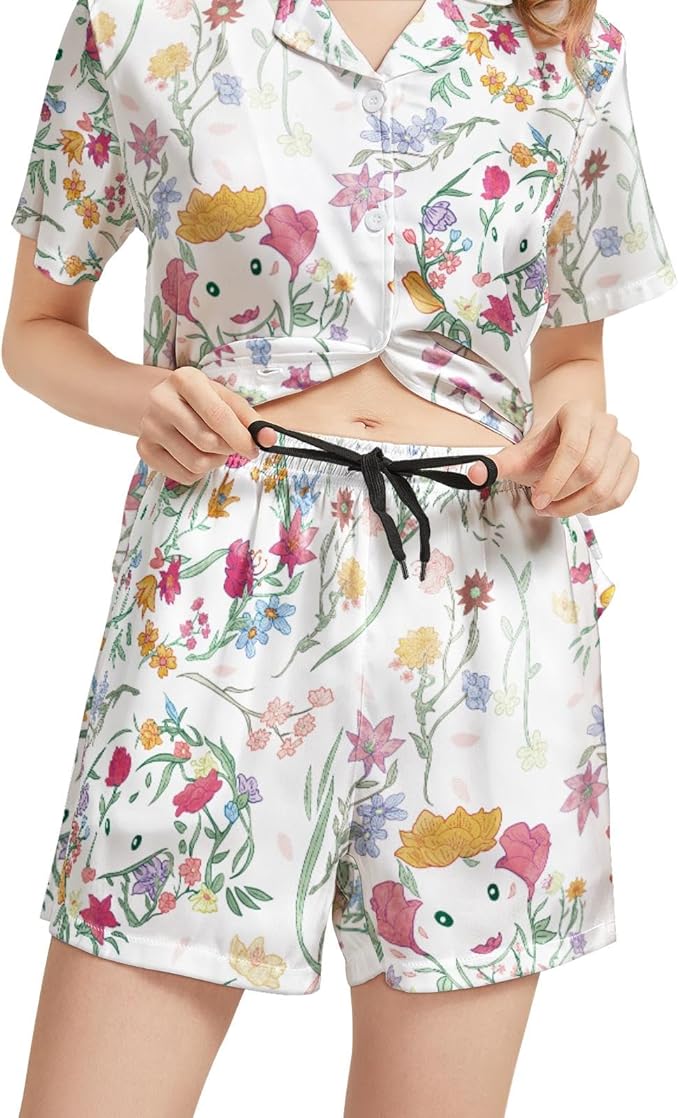 Women's Pajama Set - Short Sleeve - 2 Piece