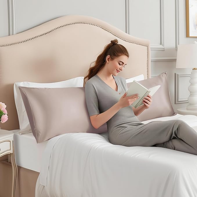 Mulberry Silk Cooling Pillowcase - 20 x 54 in