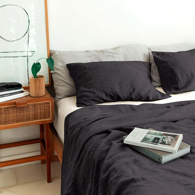 Linen Cooling Duvet Cover Set