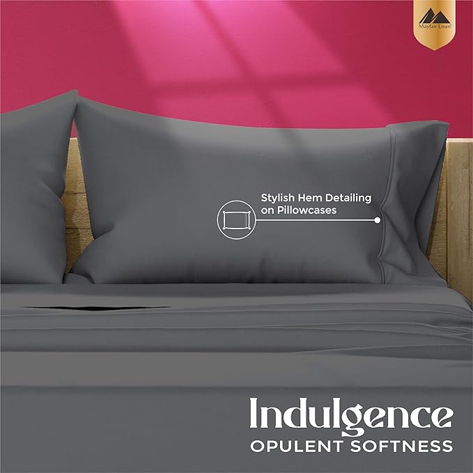 Linen Pillowcase Set - King - 2 Piece