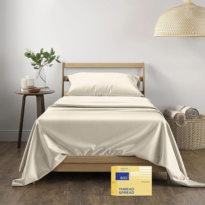 Cooling Bed Sheet Set - Twin - 16 in Deep Pocket - 3 Piece