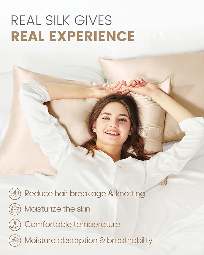 Mulberry Silk Pillowcase - Standard