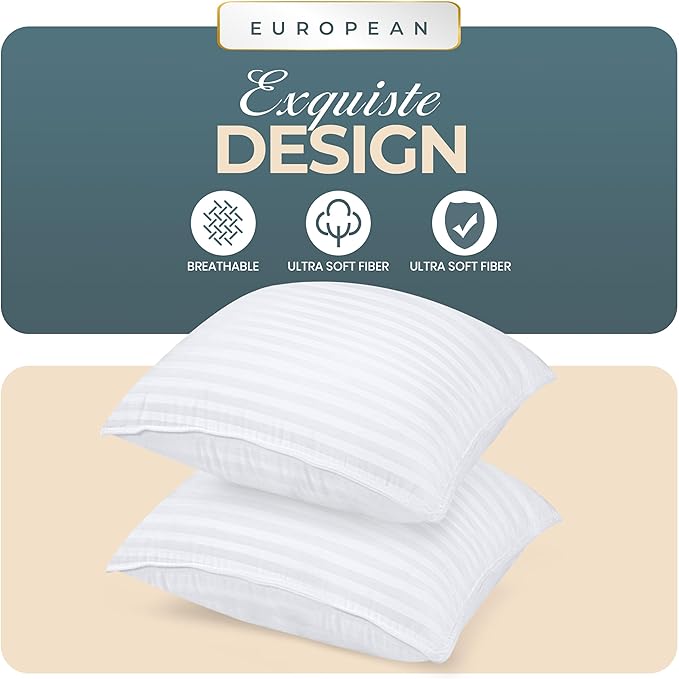 Down Alternative Cooling Bed Pillow - 2 Piece