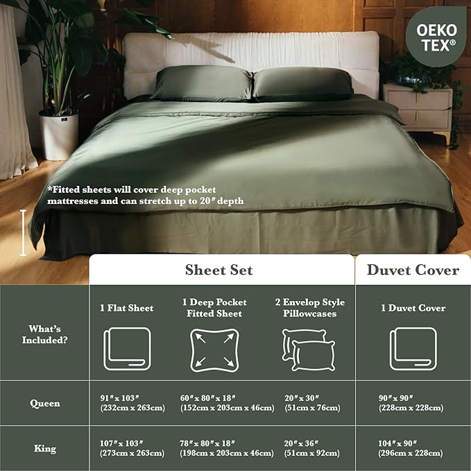 Bamboo Cooling Duvet Cover - King