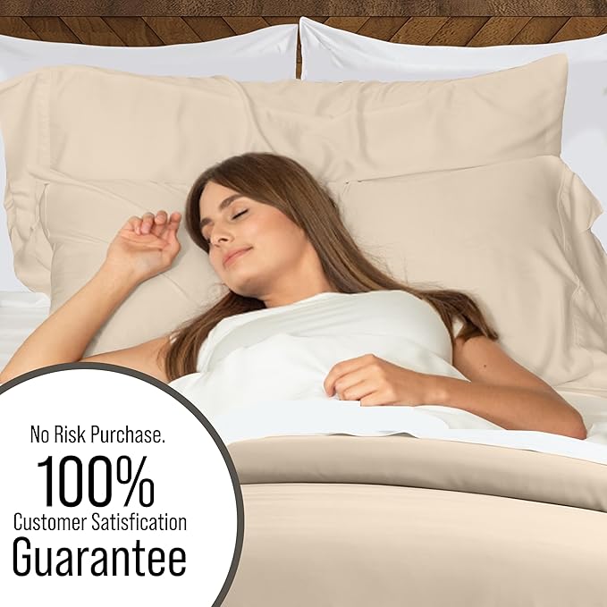 Bamboo Cooling Duvet Cover Set - Queen - 3 Piece
