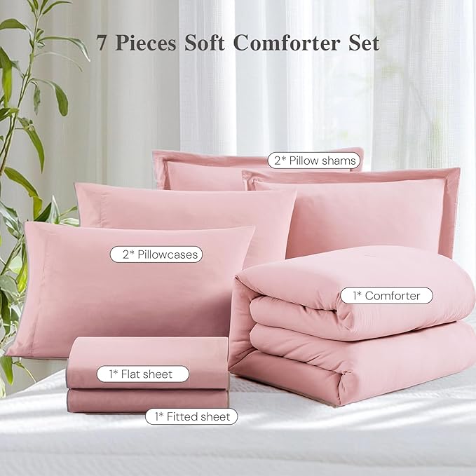 Comforter Set - Queen - 7 Piece