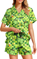 Women's Pajama Set - Short Sleeve - 2 Piece