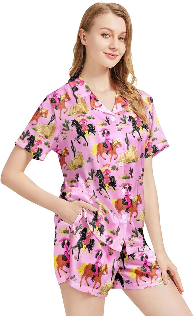 Women's Pajama Set - Short Sleeve - 2 Piece