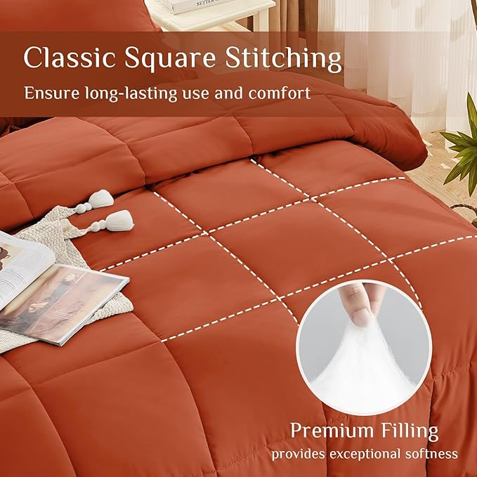 Down Alternative Comforter Set - Queen - 7 Piece