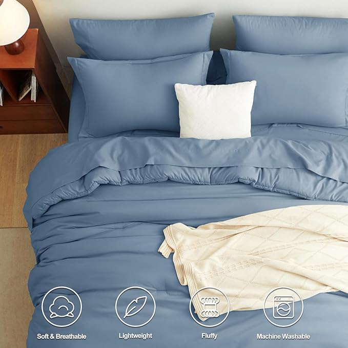 Down Alternative Comforter Set - King - 7 Piece