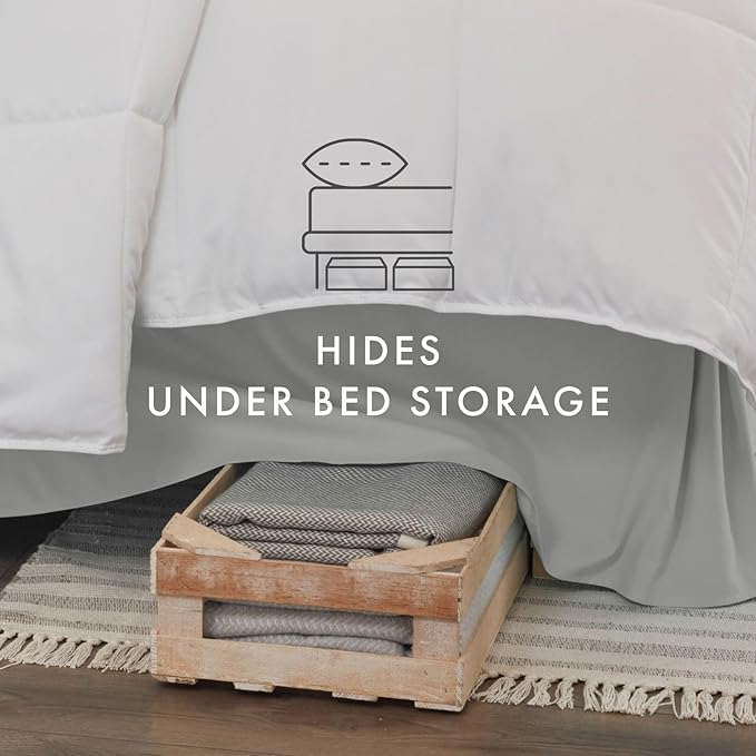 Linen Bed Skirt - King