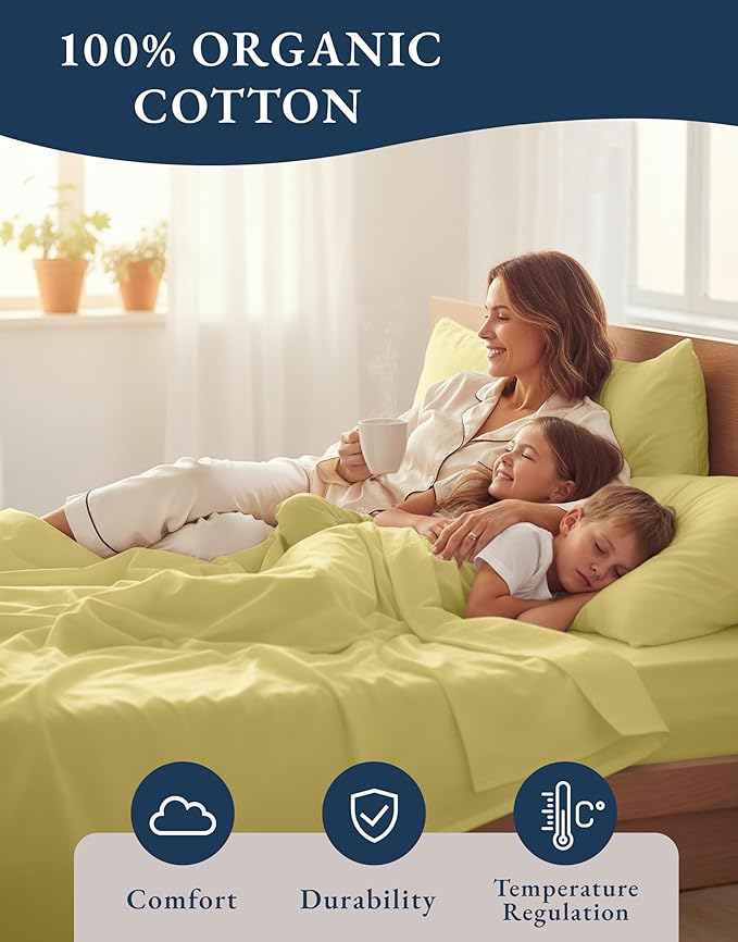 Linen Bed Sheet Set - Twin XL - 3 Piece